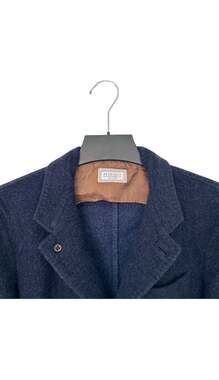 Brunello Cucinelli Navy Donegal Wool & Cashmere Sport Coat